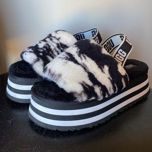 Ugg Disco Marble Platform Slide